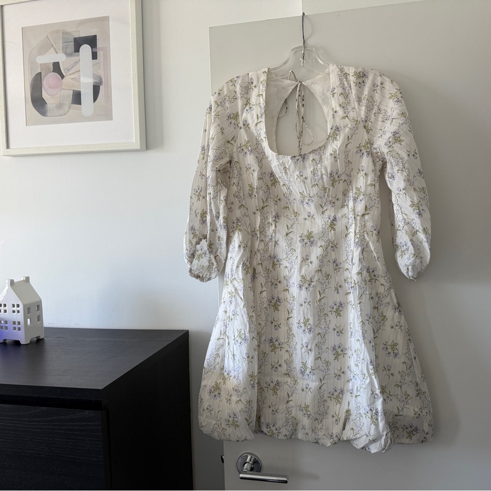 Brock Collection x H&M Floral Puff Sleeve Dress